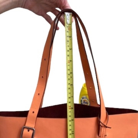 officina del poggio large Italian leather tote bag - Picture 4 of 16